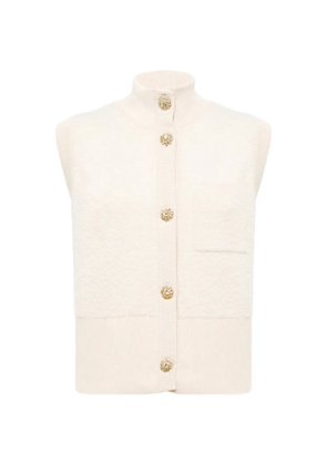 Blugirl button-embellished vest - Neutrals