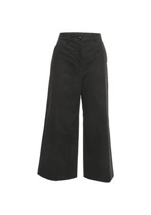 Boutique Moschino wide-leg culottes trousers - Black