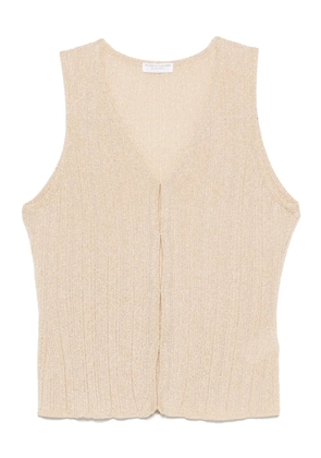 Majestic Filatures fine-knit vest - Neutrals