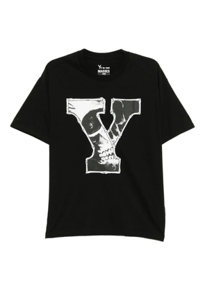 Yohji Yamamoto graphic-print cotton T-shirt - Black