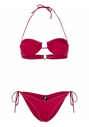 Reina Olga Penny halterneck bikini - Red