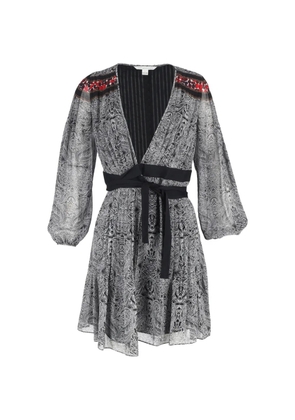 Diane Von Furstenberg Vintage Bianka paisley silk dress - Grey