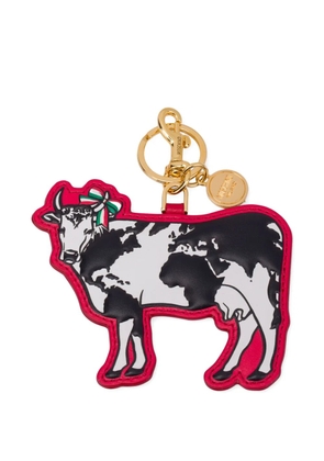 Moschino Cow keyring - Red