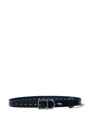 Martine Rose punched-hole buckle belt - Black