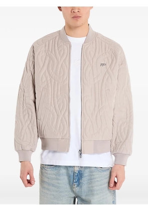Filling Pieces quilted bomber jacket - Neutrals
