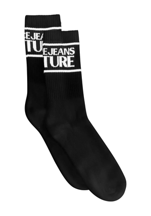Versace Jeans Couture logo-detail socks - Black