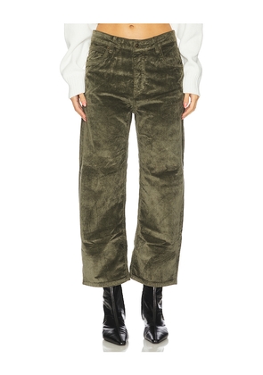 Free People x We The Free Deep Trance Cord Pant In Keepsake Clover in Olive. Size 24. Also in 25, 26, 27, 28, 32.