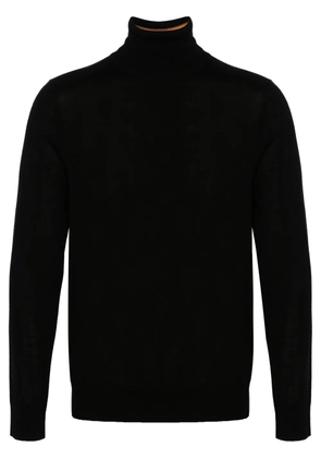 Paul Smith roll-neck merino jumper - Black