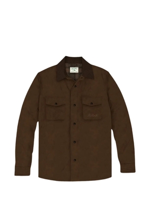 MC2 Saint Barth corduroy-collar shirt - Brown