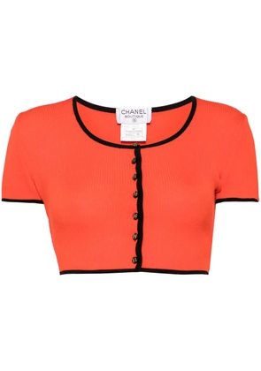 CHANEL Pre-Owned 1995 Cardigan - Red