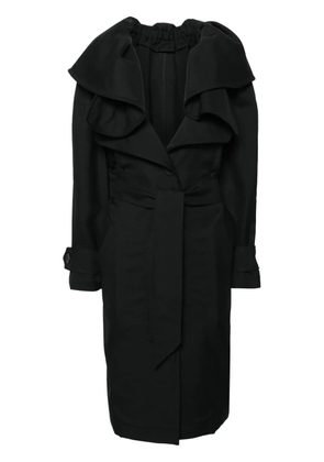 Viktor & Rolf belted gabardine trench coat - Black