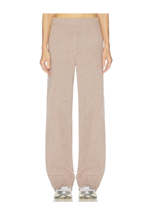 Helsa Saylor Cashmere Pant in Taupe. Size L. Also in S, XS, XXS.