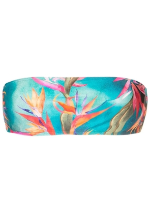 Lygia & Nanny Bajja strapless bikini top - Blue