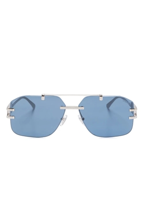 Versace Eyewear pilot-frame sunglasses - Silver