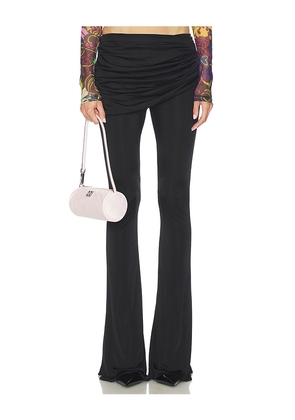 GIUSEPPE DI MORABITO Flared Pant in Black. Size 36. Also in 40, 42, 44.