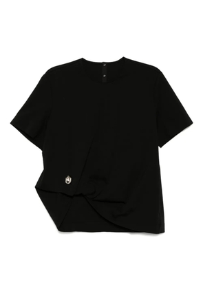 JNBY kink-embellished T-shirt - Black