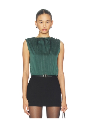 HEARTLOOM Aggie Bodysuit in Green. Size L. Also in M, S, XL, XS.