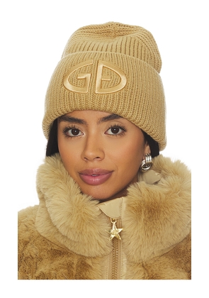 Goldbergh Valerie Beanie in Tan.