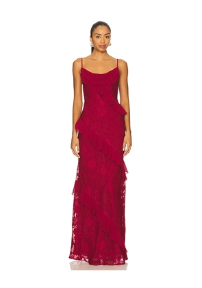 House of Harlow 1960 x REVOLVE Kelly Gown in Burgundy. Size L. Also in M, S, XS, XXS.
