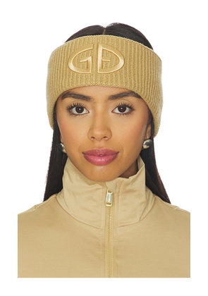 Goldbergh Warmth Headband in Tan.