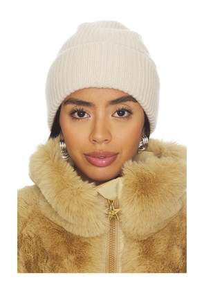 Halfdays Merino Beanie in Cream.