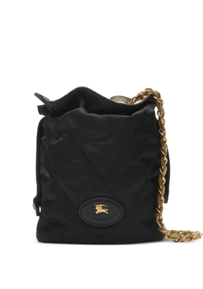 Burberry Horseshoe quilted chain-strap mini bag - Black