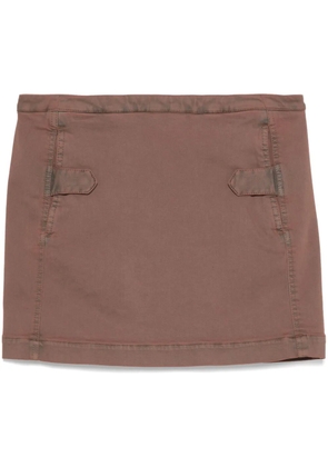 KNWLS Shiv mini skirt - Brown