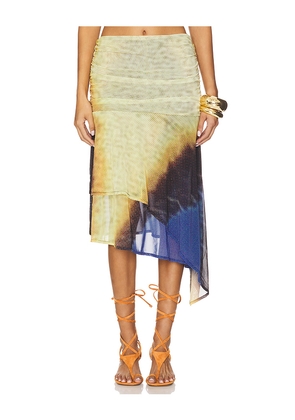 Feners Festa Skirt Night in Cream. Size L. Also in M, S, XL, XS.