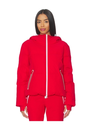 JORDE Poppy Jacket in Red. Size L. Also in M, S, XL, XS.