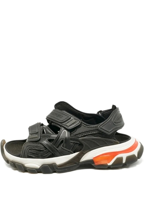 Balenciaga Pre-Owned touch-strap flat sandals - Black