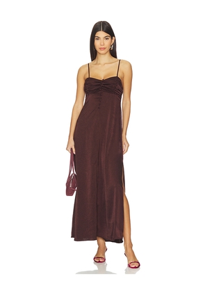 HEARTLOOM Anna Dress in Brown. Size L. Also in M, S, XL, XS.