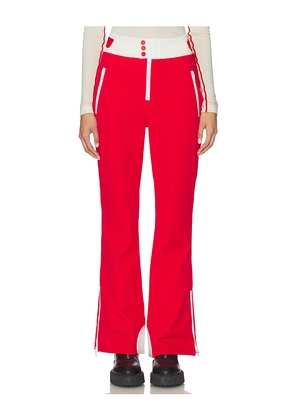 JORDE Palmer Pant in Red. Size L. Also in M, S, XL, XS.