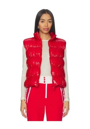 JORDE Nell Vest in Red. Size L. Also in M, S, XS.