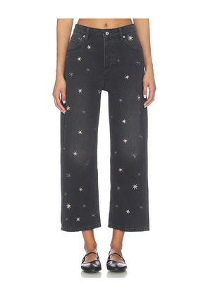 Free People x We The Free Deep Trance Shine Embroidered Boyfriend In Starry Night in Black. Size 24. Also in 26, 27, 28, 29, 30, 31, 32.