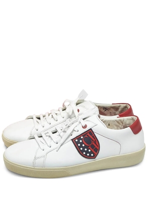 Carolina Herrera Vintage leather low-top sneakers - White