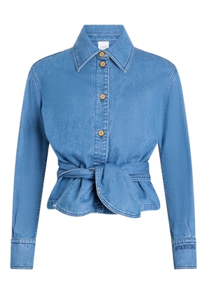 Patou knot blue shirt