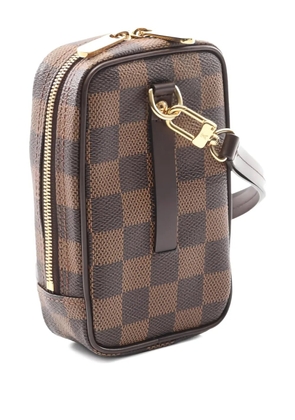 Louis Vuitton Pre-Owned 2007 Damier Ebène leather pouch - Brown