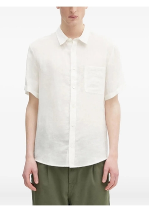 A.P.C. short-sleeve linen shirt - White