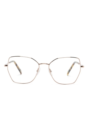 Etnia Barcelona Villa Gregoriana geometric-frame glasses - Brown