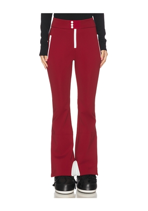 JORDE Lennon Pant in Red. Size L. Also in S, XL, XS.