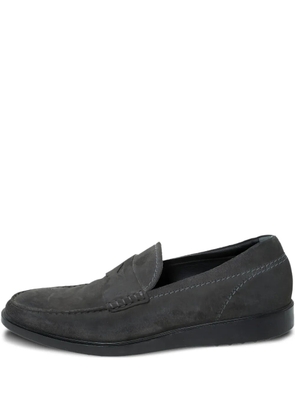 Tod's Vintage pre-owned suede loafers - Grey