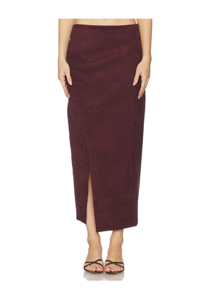 HEARTLOOM Sampaio Skirt in Red. Size L. Also in M, S, XL, XS.