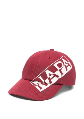 Martine Rose logo-print baseball cap - Red