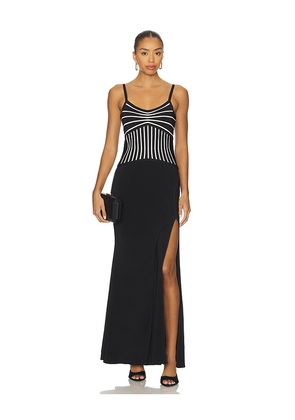 Herve Leger The Ophelia Gown in Black. Size L. Also in M, S, XS.