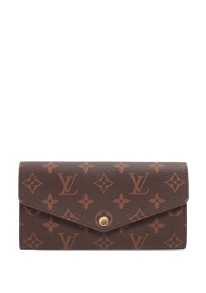 Louis Vuitton Pre-Owned 2021-2025 Monogram Portefeuille Sarah Wallet long wallets - Brown