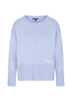 Armani Exchange logo-detail sweater - Blue