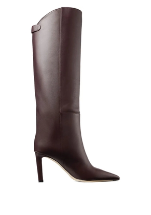 Jimmy Choo 85mm Alizze knee-high boots - Brown