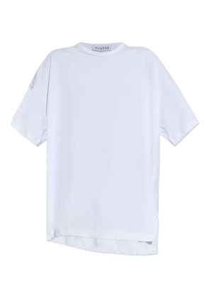 MUNTHE side-slits organic-cotton T-shirt - White