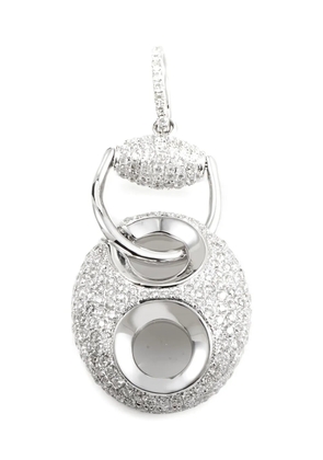 LB Exclusive 18K white gold diamond pendant - Silver