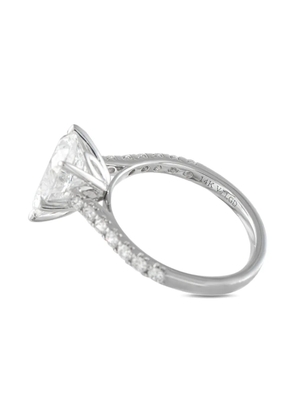 LB Exclusive 14K white gold lab-grown diamond ring - Silver